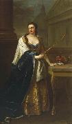 Michael Dahl Portrait of Anne of Great Britain oil